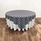Square Tablecloth 72 x 72 Inch Gingham Checkered Polyester Overlay Use
